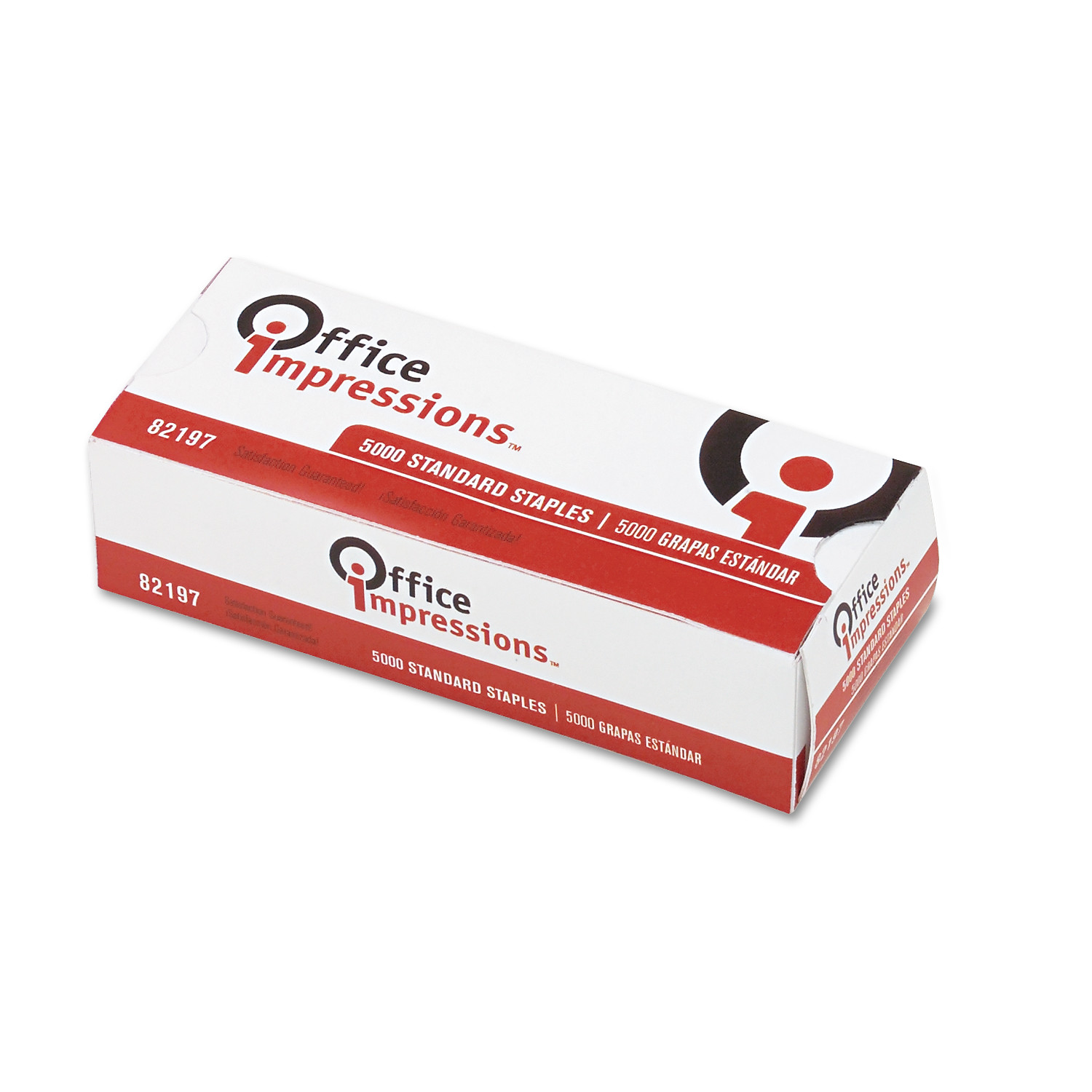 Office Impressions Standard Staples, 5,000/Box, 5 Boxes/Pack -OFF82197PK - image 2 of 3