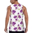 thumbnail image 6 of Rocae Orchids Flowers for Men's Workout Tank Top Men's Running Tank Top Dry Fit Athletic Workout Tank TopsXX-Large, 6 of 9