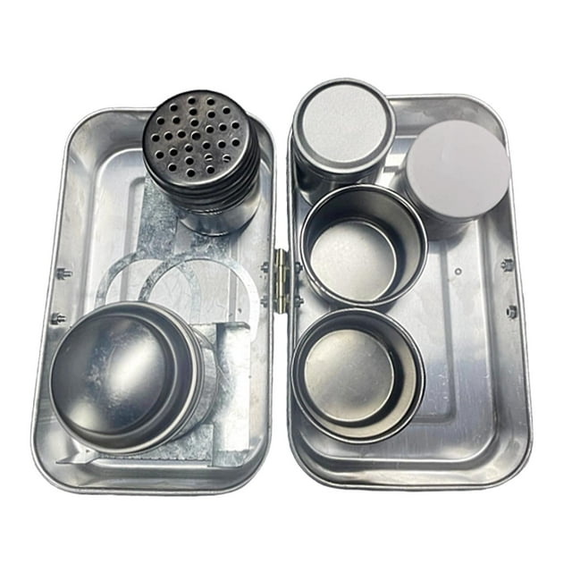 Siruishop Camping Coffee Maker Kit Compact Vintage Design for Travel Hiking Collectors
