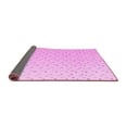 thumbnail image 2 of Ahgly Company Indoor Round Solid Pink Modern Area Rugs, 3' Round, 2 of 4
