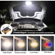 thumbnail image 4 of 80W Rechargeable Solar Construction Site LED Flood Light, 4 Modes Portable LED Work Light Waterproof USB 11000mah Battery, 4 of 5