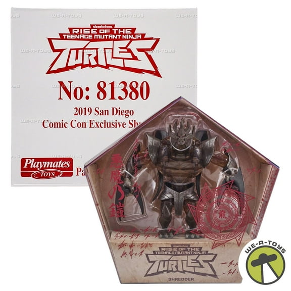 2019 San Diego Comic Con Exclusive Shredder Figure Playmates 81380
