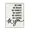 thumbnail image 3 of Stupell Industries Be You Motivational Self Love Text Phrase Graphic Art White Framed Art Print Wall Art, Design by Mollie B., 3 of 5