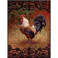 thumbnail image 1 of Ceramic Tile Mural - Iron Gate Rooster I - by Laurie Snow Hein - Kitchen backsplash / Bathroom shower, 1 of 1
