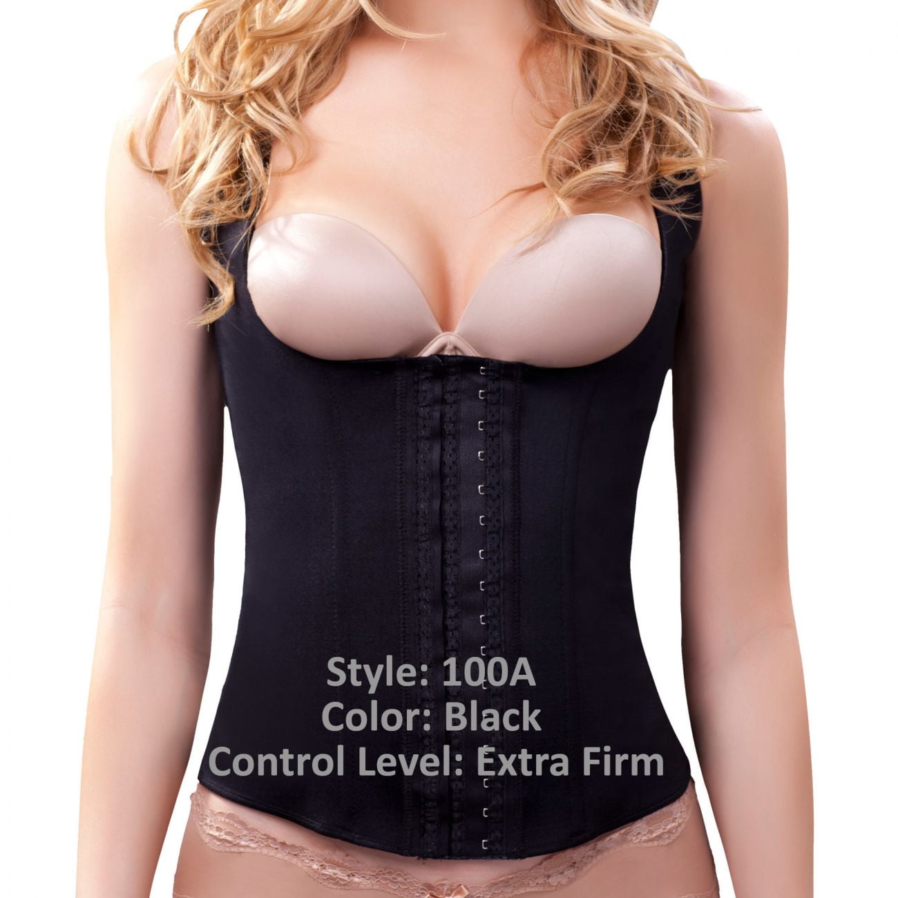 Extra Firm Latex Waist Cincher - Vedette 100