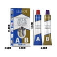 thumbnail image 2 of Pegamento para fundición Lmueinov, agente reparador de pegamento para soldadura, pegamento AB, fuerte adhesión y secado rápido, 50 g, 2 of 8