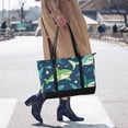 thumbnail image 4 of FORMRS Canvas Laptop Tote Bag for Women with 15.6" Computer Compartments Shoulder Handbag, Sharks Pattern, 4 of 7