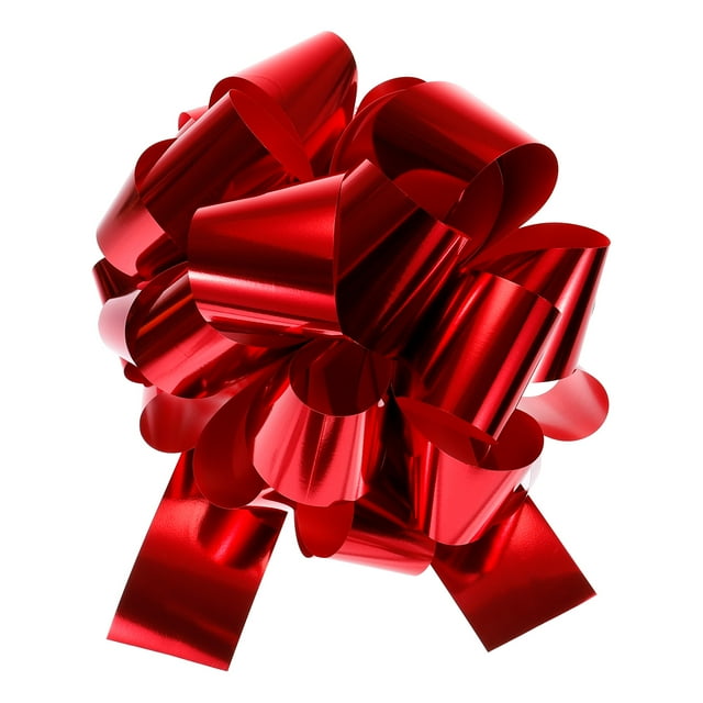 Lazo de regalo extra grande para coches, para cestas de bodas, regalo de Navidad, lazo grande rojo de 12 pulgadas
