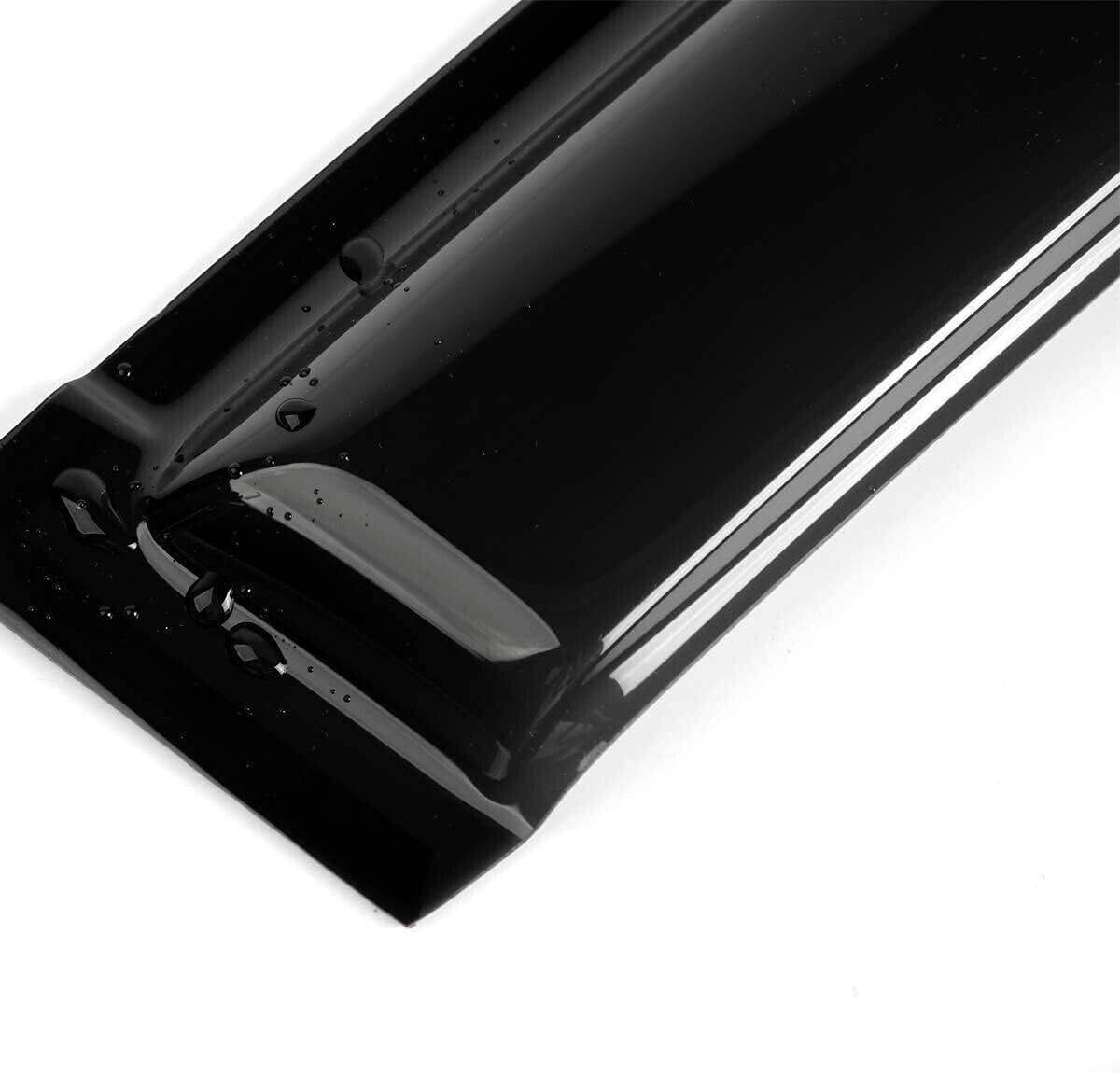 EGOESWELL 194117 In-Channel Side Window Deflectors for Cars - Interior Mount Vent Visors & Rain Guards, Seamless Wind Noise Reduction, Enhanced Weather Protection, 4Pcs