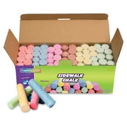 Sidewalk Chalk, 4 X 1 Dia. Jumbo Stick, 12 Assorted Colors, 52/set | Bundle of 5 Sets