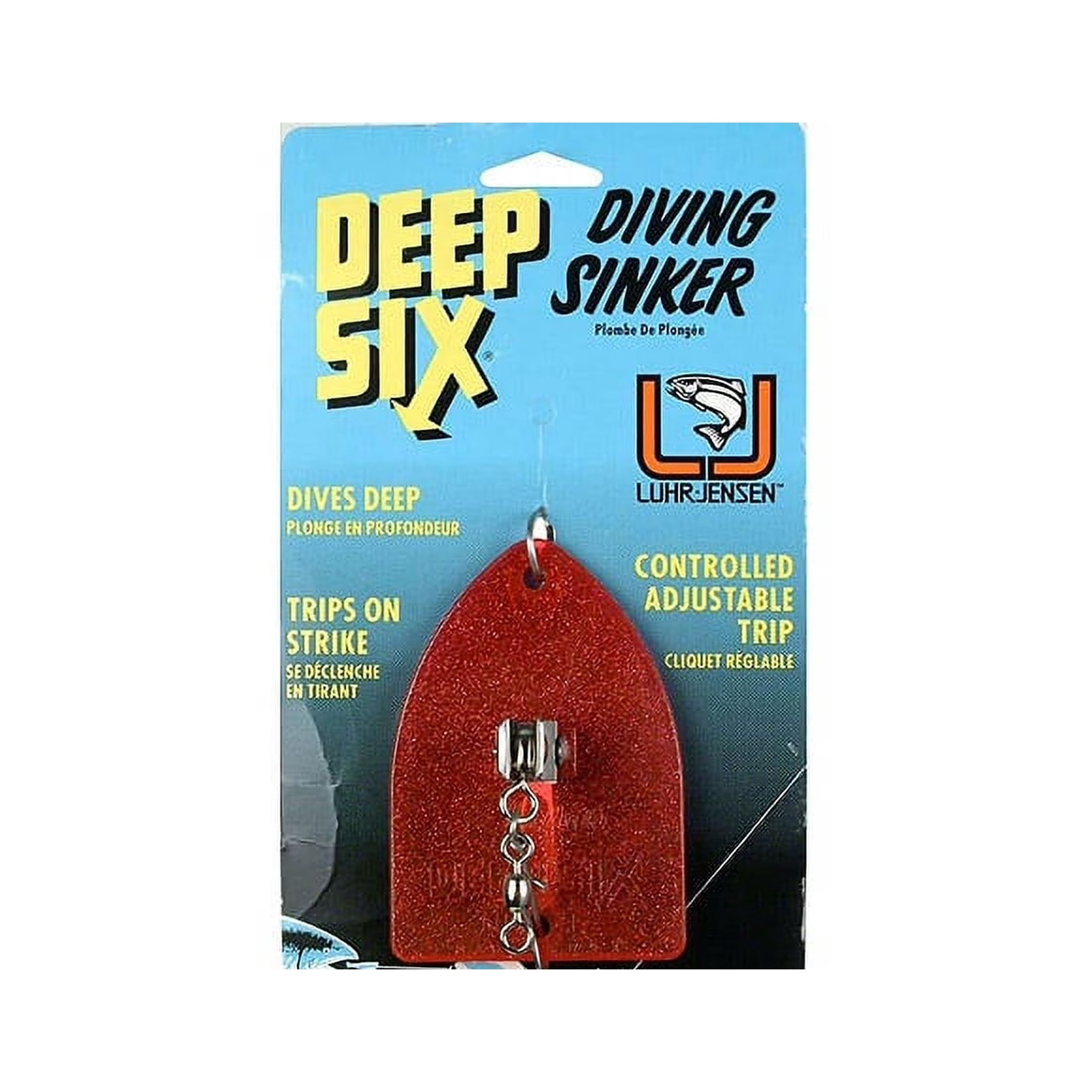 Luhr Jensen Deep Six Diving Sinker/Planer with Adjustable Trip 4