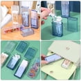 thumbnail image 3 of LABSERRON 6pcs Cotton Swab Travel Container Clear PS Long-time Use Small Storage Box for Travel, 3 of 8