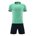 thumbnail image 2 of Unisex Kids Soccer Jersey for Girls Soccer Shirts Boy Football Outfits Soft Ideal Gift for Little Athlete 4-15 Years Green, 2 of 5
