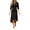 01# Black, variant on Bodycon Dress for Women Wrap Midi High-Waisted Asymmetrical Hemline V-Neck Elegant Cocktail Party Flowy Knit S-XL