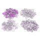 thumbnail image 2 of Juego de 100 sujetadores de costura con botón a presión de latón colorido, con herramienta de instalación, color morado hibisco, 2 of 5