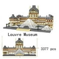 thumbnail image 4 of Blocks Colosseum Louvre Museum Sphinx Diamond Building Micro Blocks Capitol City Bricks Paris Eiffel Tower London Big Ben Architecture, 4 of 7