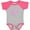 Baseball Heather and Hot Pink, variant on Inktastic I Love My Glamma in Pink Chalk Heart Boys or Girls Baby Bodysuit