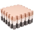 thumbnail image 4 of Alfombra de Juego de Espuma BalanceFrom Paquete de 16 Piezas 30x30 cm Crema/Gris/Beige, 4 of 9