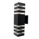thumbnail image 1 of de pared hacia arriba y hacia abajo para exteriores, zócalo E27, accesorios de lámpara de pared exterior de doble cabezal, luces de porche, Con almohadilla impermeable, 1 of 9