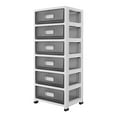 thumbnail image 7 of Craft Organizers and Storage, 6 Drawer Cart Storage Tower,Rolling Storage Cart for Classroom Supplies,Storage Organizer for Art Supplies,Top Organizer,Rolling Cabinet for Home,Office,Organizer Cart, 7 of 7