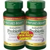 Nature's Bounty Probiotics Dietary Supplement, Supports Digestive and Intestinal Health, Probiotic Acidophilus, 100 Count (Pack of 2- total 200 tablets)