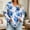 White plus size printed top women a2, variant on thefmos Women's V Neck All Over Print Pullover Top Long Sleeve Plus Size Casual Blouse Fashion Fall Winter Outfit, Black 3XL