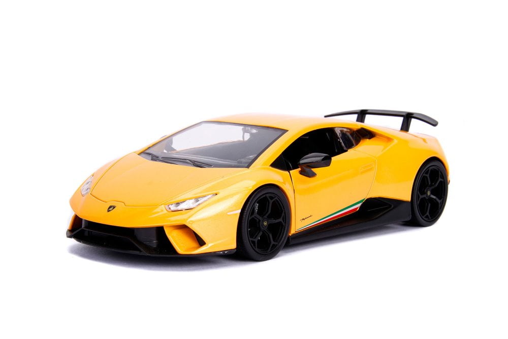 Lamborghini Huracan Perfomante Yellow Jada Toys 99707 4 1 24 Scale lamborghini-huracan-perfomante-yellow-jada-toys-99707-4-1-24-scale