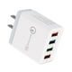 thumbnail image 1 of Cargador de teléfono de viaje de carga rápida 3A de cargador de color USB inteligente de 4 puertos portátil Hugtrwg  Para estrenar, 1 of 6