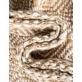 thumbnail image 4 of Unique Loom Braided Jute Collection Area Rug - Assam (3' 3" x 5' 1" Rectangle Natural/Ivory), 4 of 7