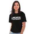 thumbnail image 5 of Believe Holy Spirit Religious Women's Graphic T Shirt Tees Brisco Brands S, 5 of 6