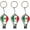Set of 3, variant on Mexico Souvenir Keychain with Nail Clipper and Bottle Opener-Single