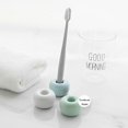 thumbnail image 4 of Jinsinto 3 Pcs Mini Ceramic Toothbrush Holder Stand,pen Stand Rings, 4 of 5