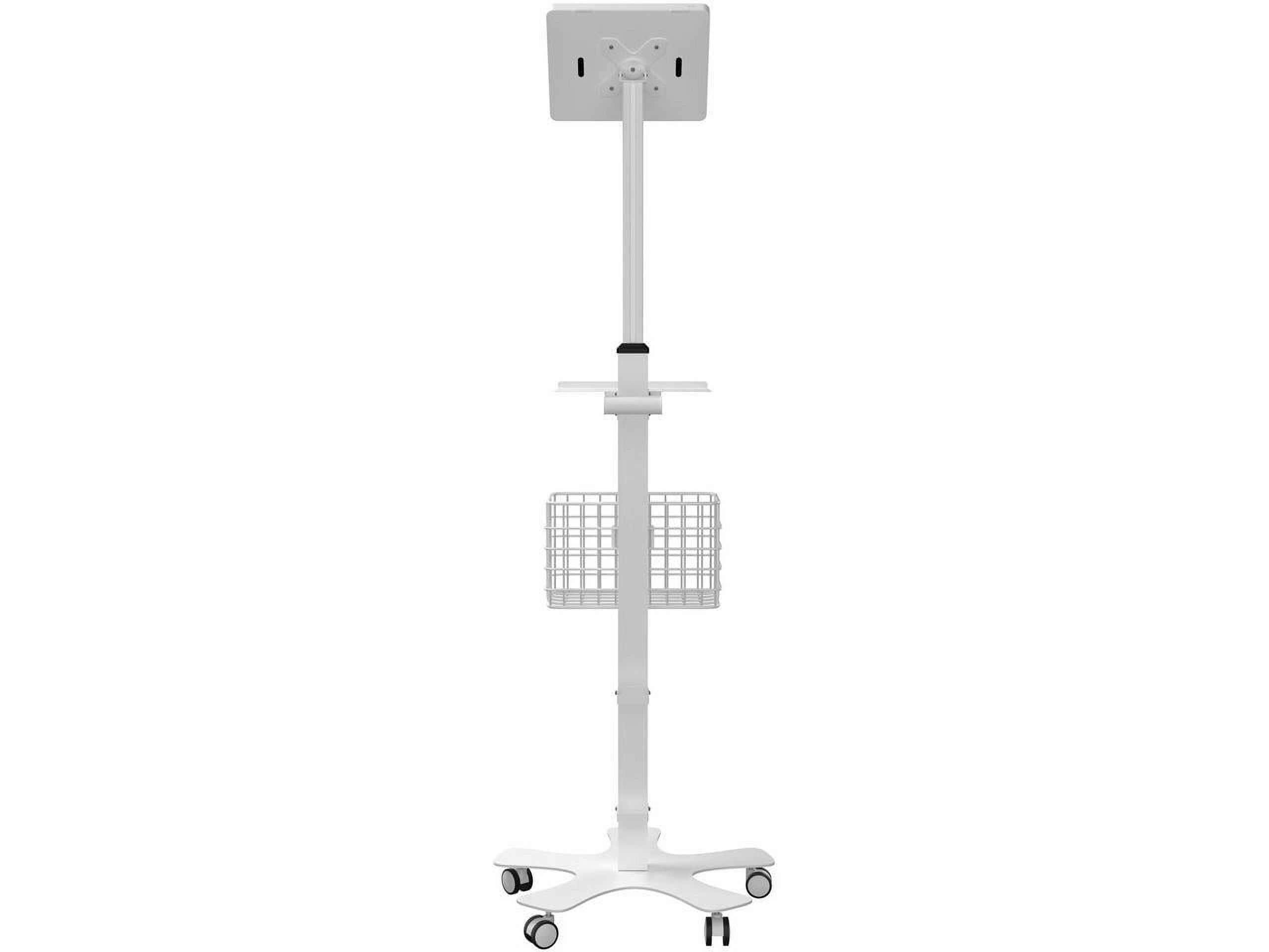 CTA Digital Medical Mobile Floor Stand with VESA Plate and Paragon Enclosure