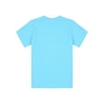 thumbnail image 4 of TSSOE Boys Solid Color Short Sleeve T-shirt Kids Summer Casual Crewneck Tee Tops for Outdoor Playwear Sky Blue 100, 4 of 6