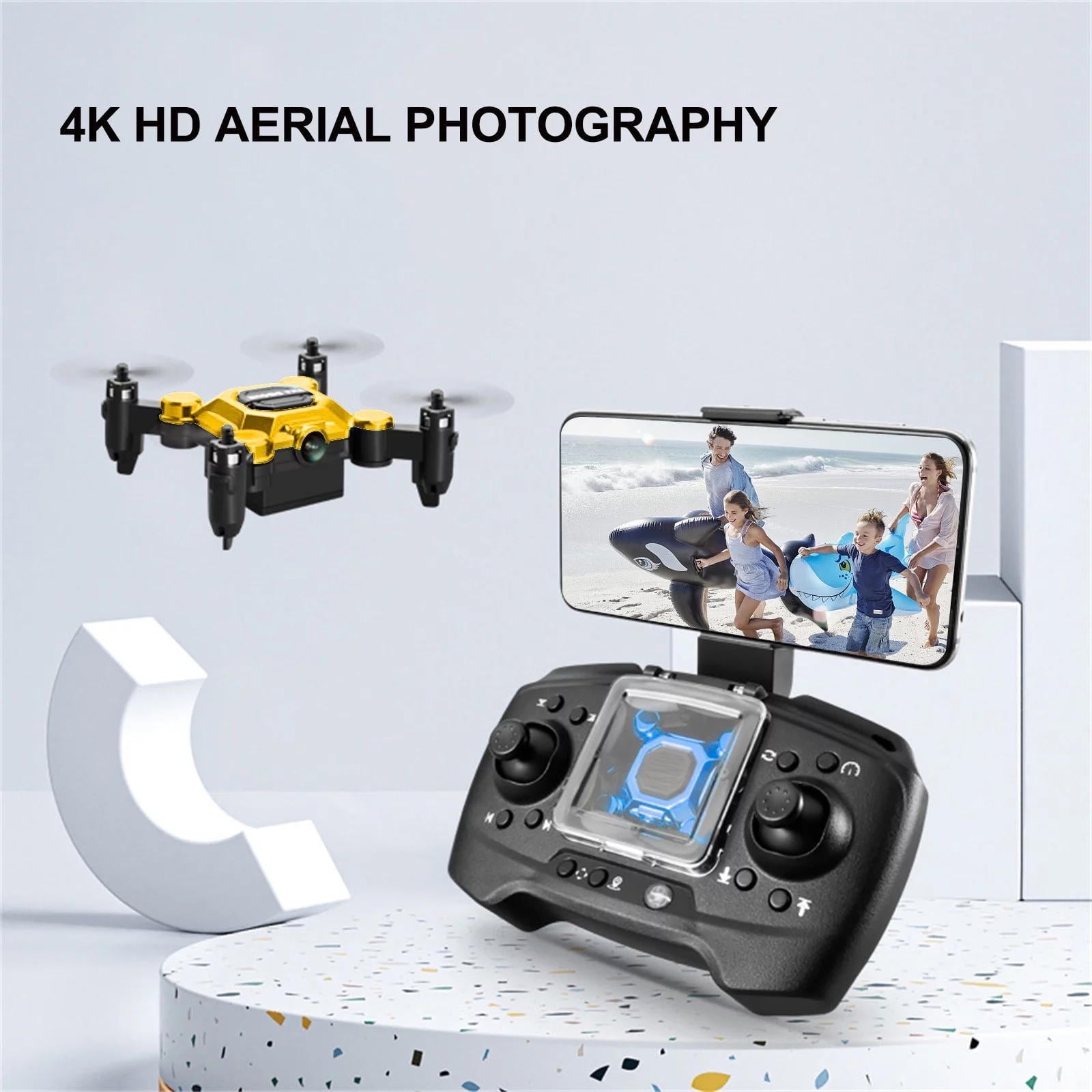 Drone Con Cámara HD 720P Para Niños Y Principiantes – Plegable, Evita Obstáculos, 2 Baterías Drone Con Cámara HD 720P Para Niños Y Principiantes – Plegable, Evita Obstáculos, 2 Baterías