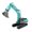 Sky Blue, variant on Nnhblu Mini Excavator Ornaments - Model Excavator Toys for Boys - Bulldozer Toy Loader Vehicle- 3 Year Old Boy Toys- Construction Model Toy Engineering Vehicle(Blue)