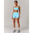 thumbnail image 6 of IDOPIP Womens Seamless Workout Sets Backless Sports Bra Top Scrunch Butt High Waist Gym Shorts 2 Piece Yoga Outfits, 6 of 6