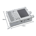 thumbnail image 4 of DP-666 TEF6686 Full Band Radio 2.8-Inch IPS Touch Screen High Sensitivity Receiver Full Band FM LW MW SW Radio Yellow, 4 of 7