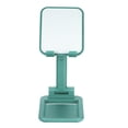 thumbnail image 3 of Yeacher ABS Rétractable Pliant Support de Bureau Pliant Support de Téléphone Portable Angle Réglable Réglage de la Hauteur Approprié pour 4 10 Pouces Tablette de Téléphone Intelligent Vert, 3 of 8