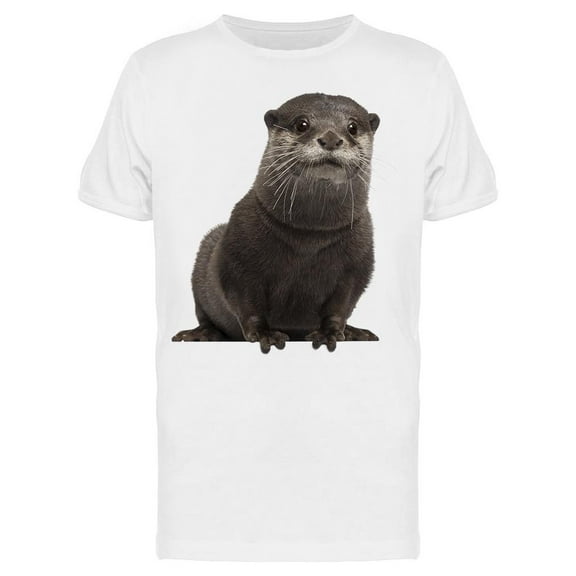 Pretty Small-clawed Otter T-Shirt Men -Image by Shutterstock, Male Large