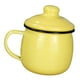 thumbnail image 2 of Taza de esmalte de 380 ml para beber, taza de camping, taza de café con asa, taza de té para picnic Amarillo, 2 of 9