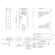 thumbnail image 1 of Eujgoov Fuente de alimentación con interruptor de riel DIN BERM Fuente de alimentación industrial con interruptor de riel DIN 100W / 12V / 75A MDR - 100-12 Voltaje de entrada ANGGREK Otros, 1 of 8