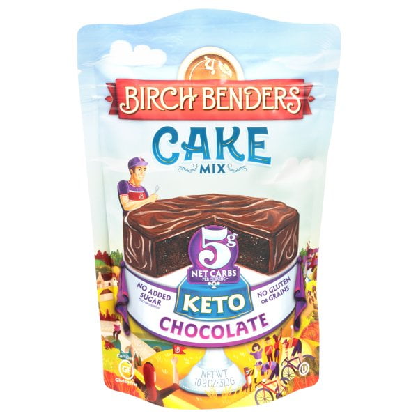 Birch Benders Keto Chocolate Cake Mix, 10.9oz Walmart Birch Benders Keto Chocolate Cake Mix, 10.9oz Walmart