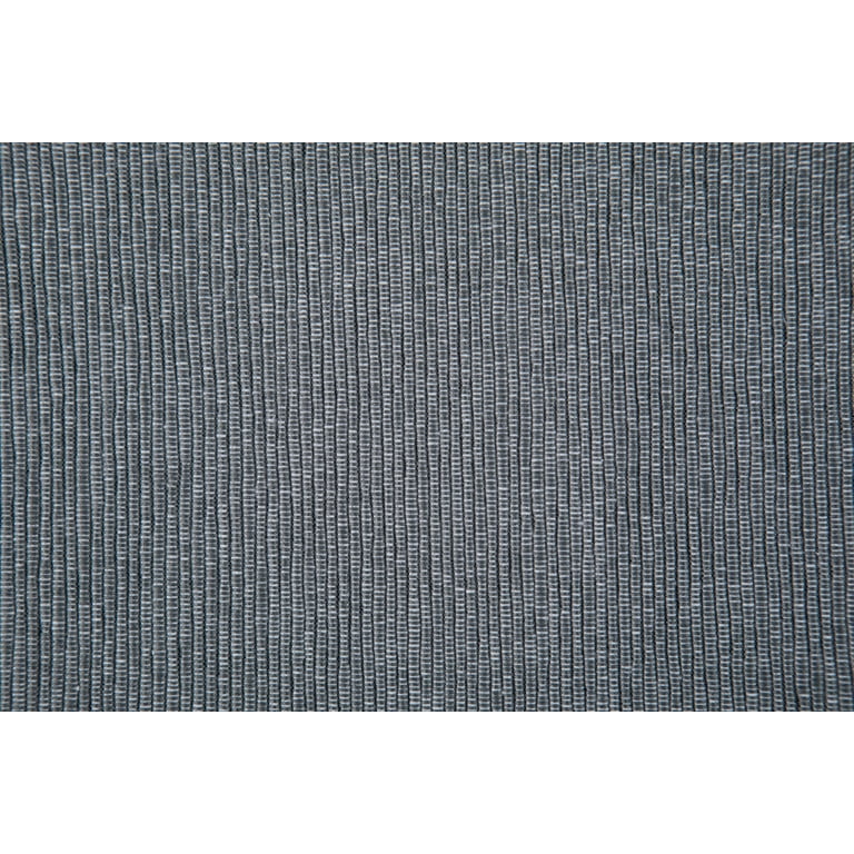 19 in. x 13 in. Grey Stripe Chambray Reversible PVC and Polyester Woven Indoor Outdoor Placemats (Set of 12) 19 in. x 13 in. Grey Stripe Chambray Reversible PVC and Polyester Woven Indoor Outdoor Placemats (Set of 12)