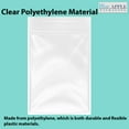 thumbnail image 4 of 4 Mil Clear Reclosable Zipper Poly Bags with Resealable Zip Top Lock -4 x 6- (100 Bags), 4 of 7