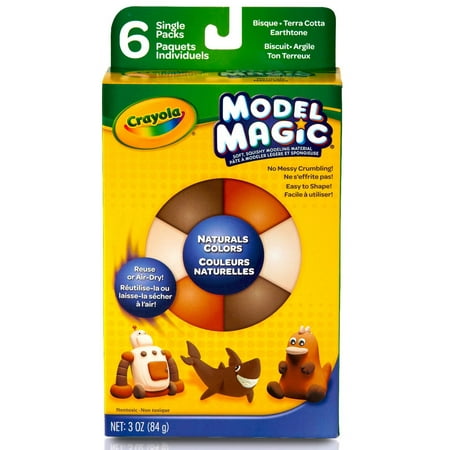 Crayola Model Magic 6 count 0.5ounce Naturals