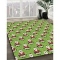 thumbnail image 3 of Ahgly Company Machine Washable Indoor Rectangle Transitional Antique Bronze Green Area Rugs, 8' x 10', 3 of 7