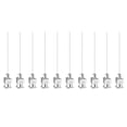 thumbnail image 1 of Unique Bargains Lot de 10 Aiguilles Distributrices en Acier Inoxydable 27 g, Embouts Émoussés pour Tube d'Aiguille de Colle 1 1/2 Pieds, 1 of 6
