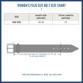 thumbnail image 4 of CTM  Double Loop Synthetic Leather Belt (Women's Plus), 4 of 4