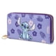 thumbnail image 1 of Monedero Wallet Disney Stitch con cierre de cremallera, color morado, 1 of 1